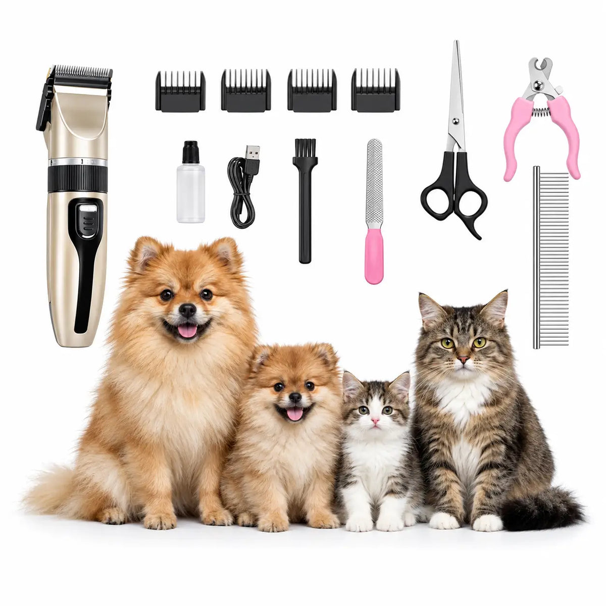 KIT CORTAPELO Y UÑAS MASCOTAS