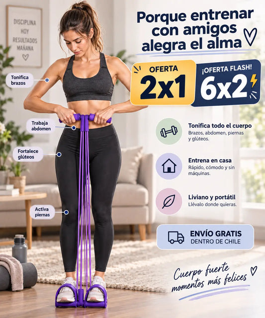 BANDA ELÁSTICA DE RESISTENCIA. OFERTA 2x1!