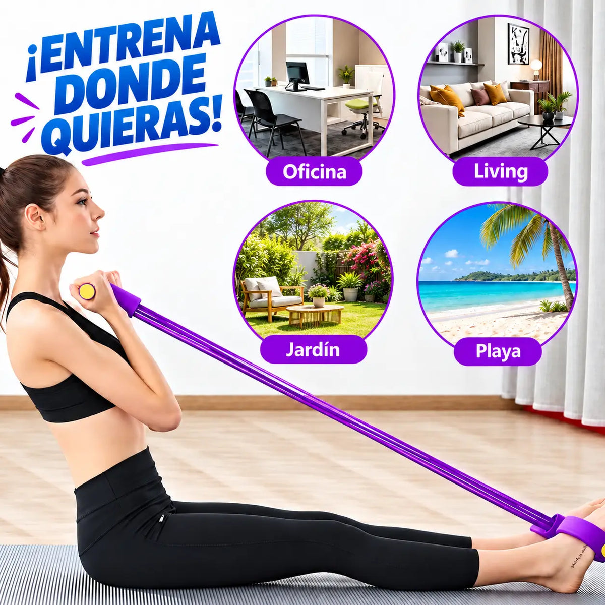 BANDA ELÁSTICA DE RESISTENCIA. OFERTA 2x1!