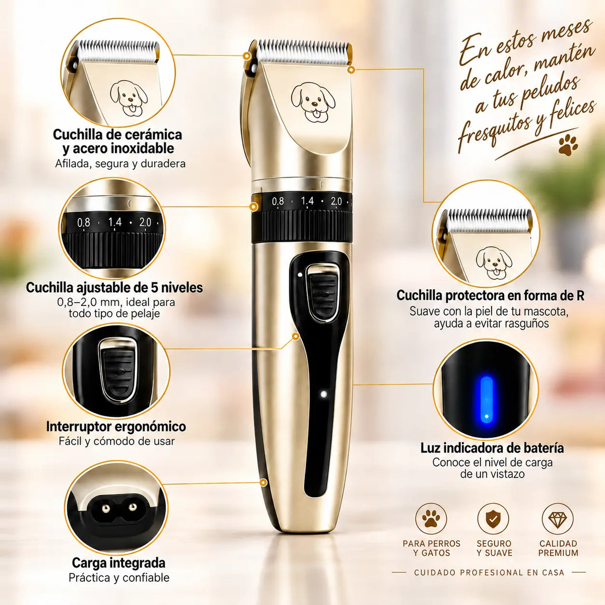 KIT CORTAPELO Y UÑAS MASCOTAS