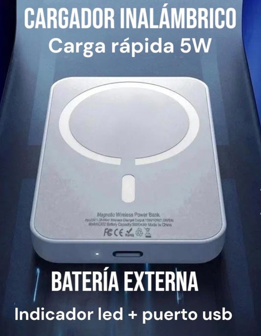 Bateria Externa Portatil Magnética